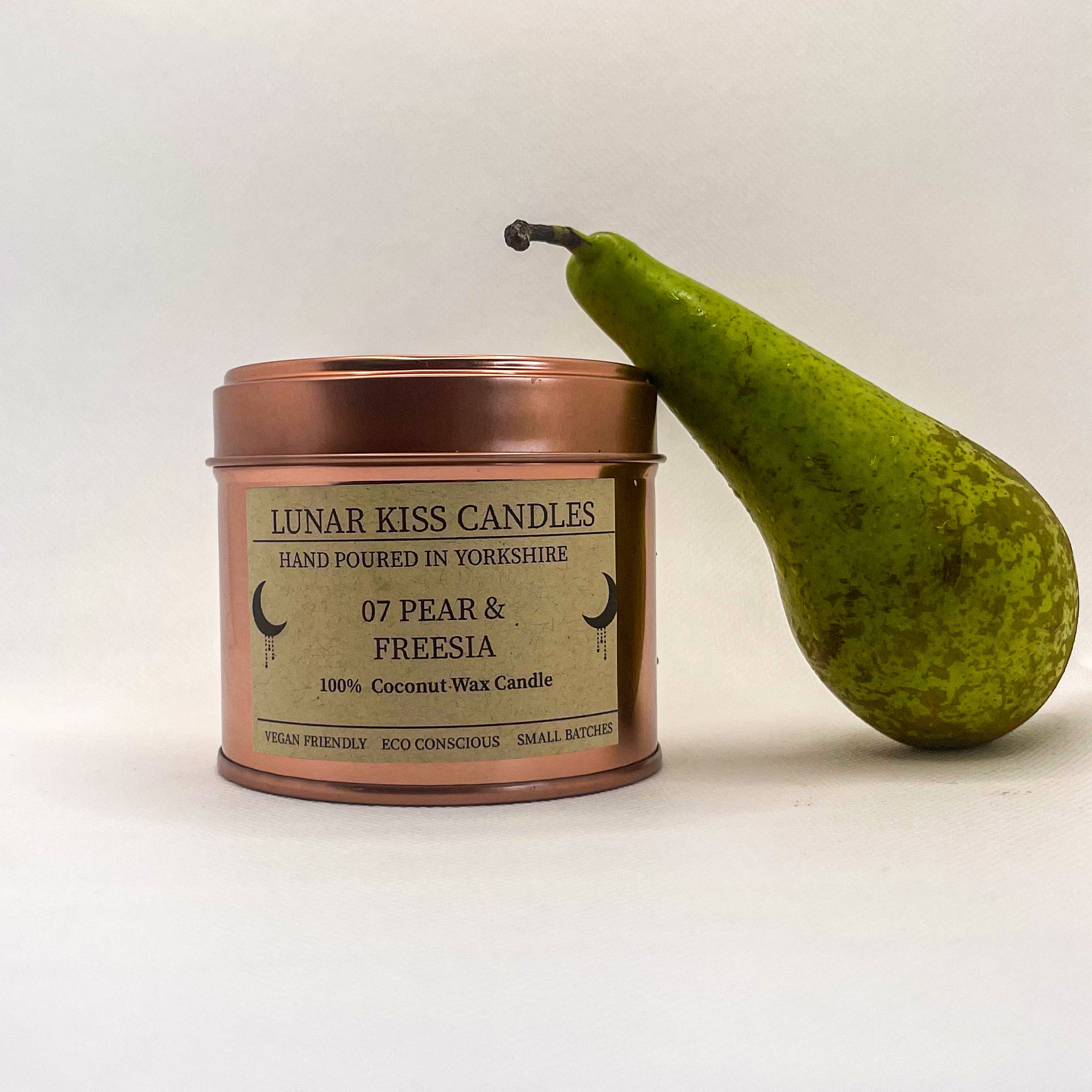 07 Pear & Freesia Candle - Copper Tin 200g