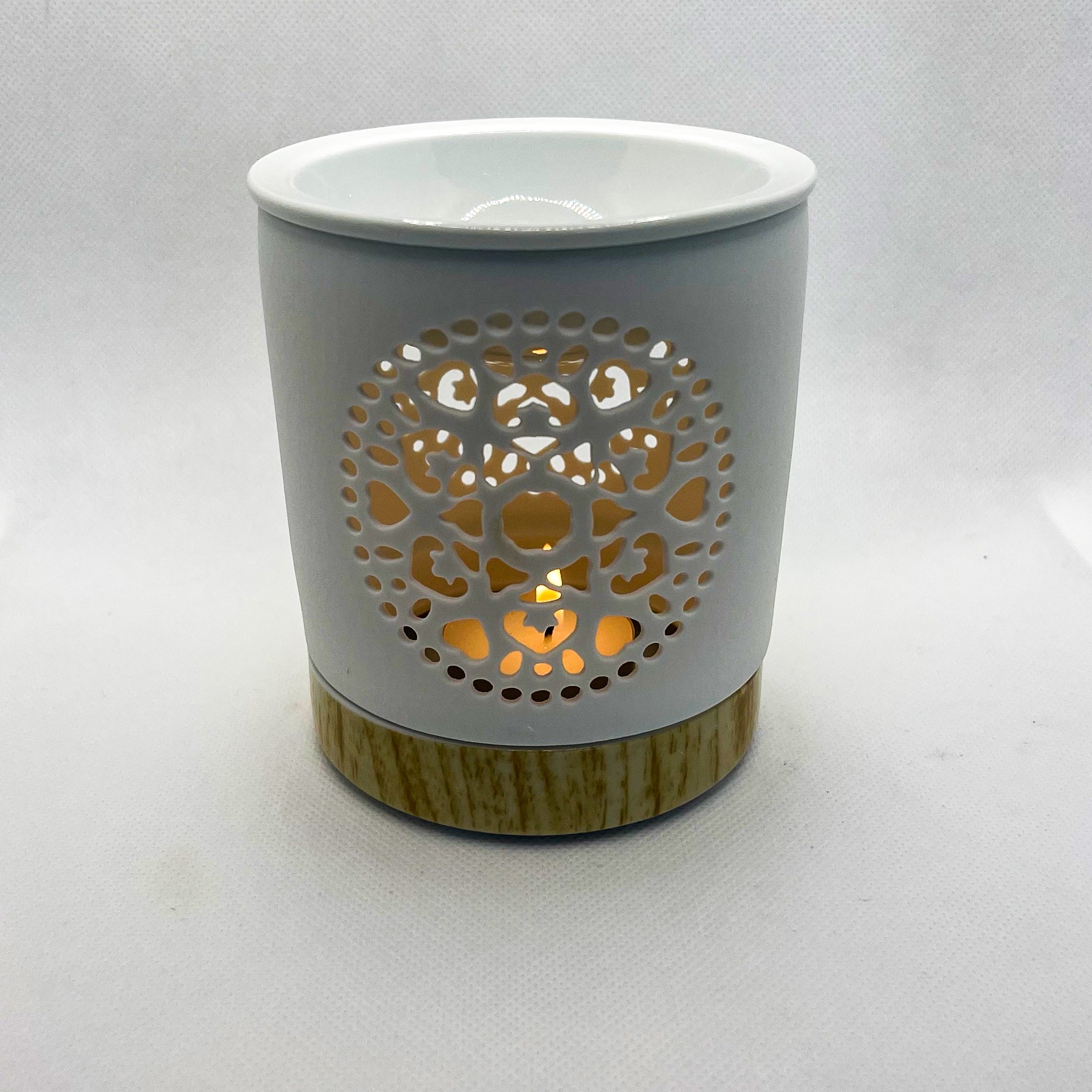 White Mandala Burner